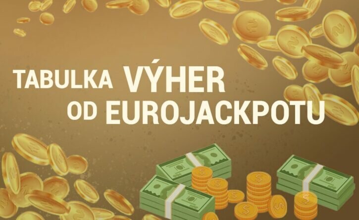 Tabulka výher Eurojackpotu, jaké jsou průměrné výhry?