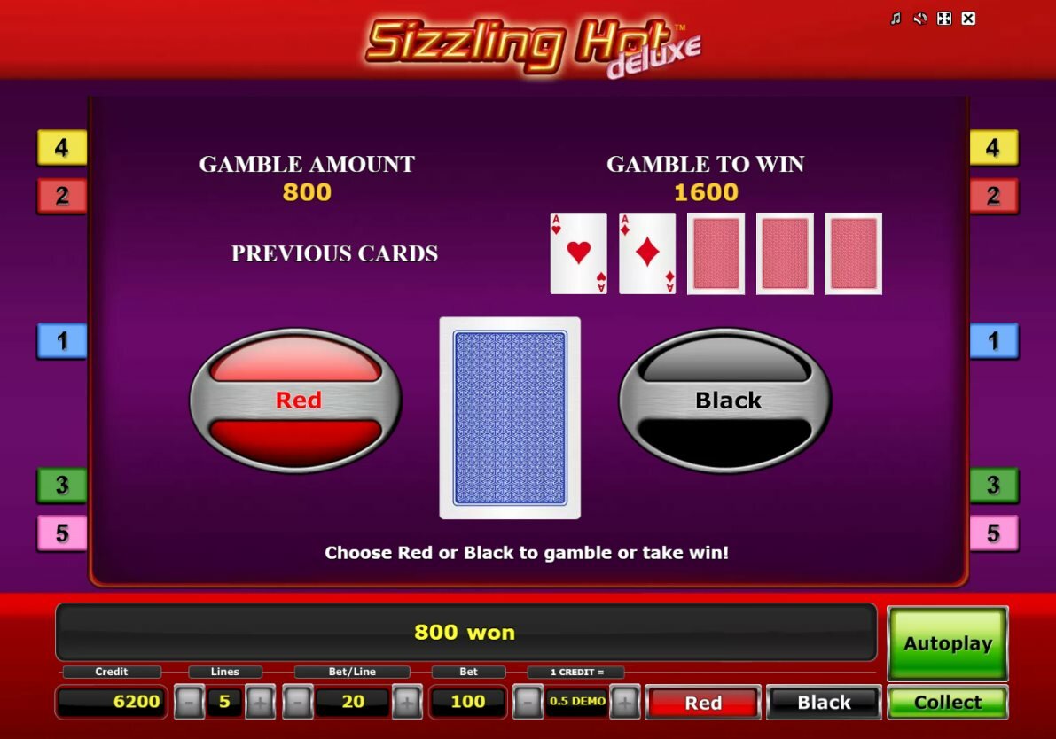 Sizzling Hot Deluxe online automat Gamble