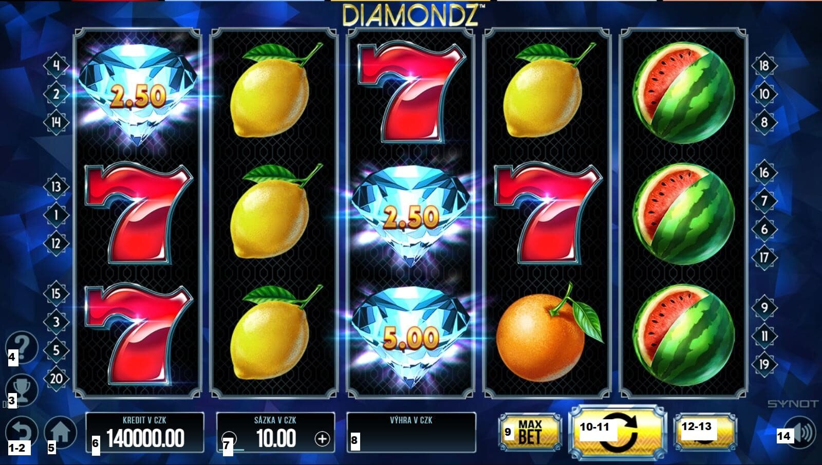 Jak hrát online herní automat Diamondz