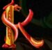 Symbol Písmeno K automatu Dragons of Fortune od SYNOT Games
