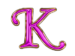 Symbol Písmeno K automatu Grand Gems od SYNOT Games