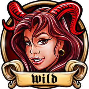 Symbol Wild symbol automatu Hell Mania od SYNOT Games