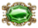 Symbol Zelený drahokam automatu Grand Gems od SYNOT Games